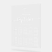 Plan de table de baptême de garçon ou de fille (Angle)