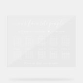 Plan de table de mariage 10 tables transparent (Recto)