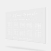 Plan de table de mariage 10 tables transparent (Angle)