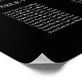 Plan de table de mariage 12 tables - Tableau noir (Coin)