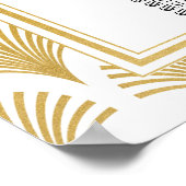 Plan de table de mariage Gatsby Déco 1920 18 Table (Coin)