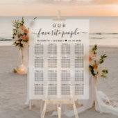 Plan de table de mariage gelé pour 16 personnes pr