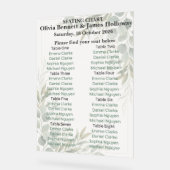 Plan de table de mariage pour jardin botanique (Angle)
