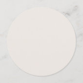 Plan de table de mariage rond Numéro de table (Dos)