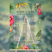 Plan de table de mariage tropical (Neutre)