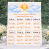 Plan de table décoration de fête pour baby shower