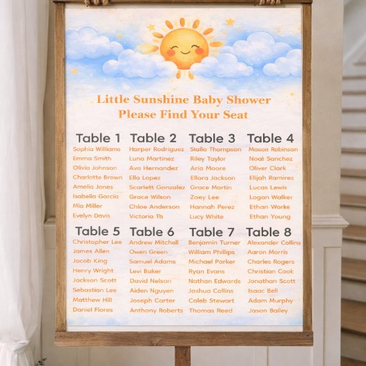 Plan de table décoration de fête pour baby shower