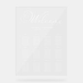 Plan de table élégant de mariage 12 Tables  (Recto)