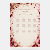 plan de table mariage tomber amoureux (Recto)