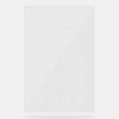 Plan de table moderne clair (Recto)