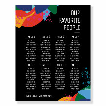 Plan de table | Nuit au Musée