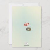 Plan de voyage Invitation de la partie de retraite (Dos)