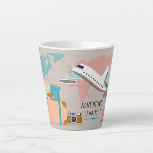 Plan de voyage Mug (Devant)