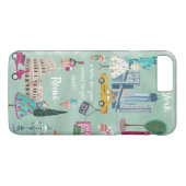 Plan de voyage New York Rome | Iphone 7 plus Coque (Dos (Horizontal))