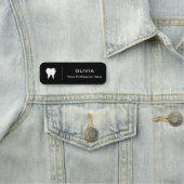 plan dentiste clinique dentaire nom étiquette (En situation)