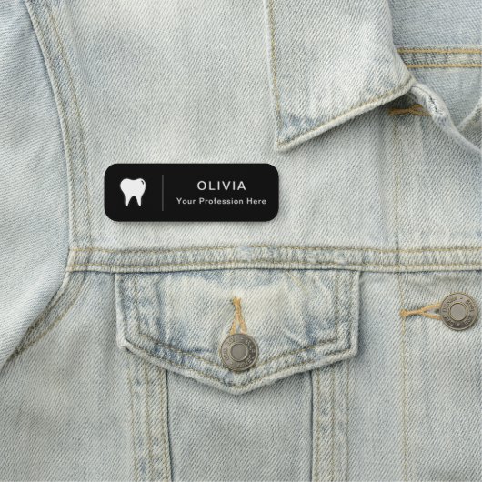 plan dentiste clinique dentaire nom étiquette (En situation)