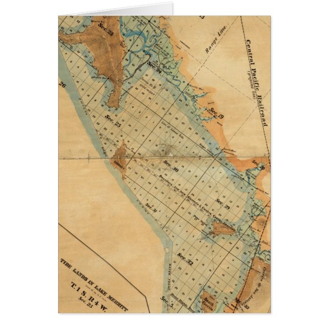 Plan des marais salés et des marais (Devant)