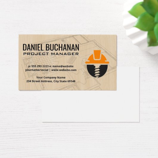 Plan directeur | Bois | Logo de construction (Bureau)