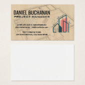 Plan directeur | Bois | Logo de l'architecte (Devant & derrière)