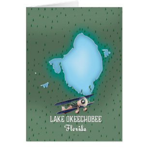 Plan du lac Okeechobee Floride.