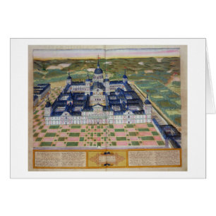 Plan du monastère de l'EL Escorial, de 'Civita