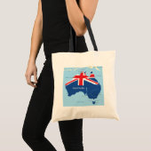 Plan Du Sac fourre-tout Australie (Devant (produit))