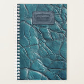 Plan en cuir - Bleu Océan (Devant)