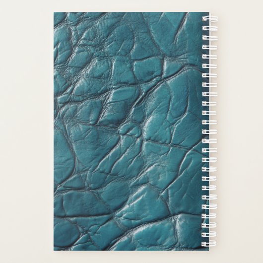 Plan en cuir - Bleu Océan (Dos)