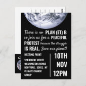 plan (et) b, ontmoetingspunt klimaatverandering ui briefkaart (Voorkant / Achterkant)