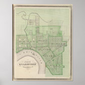 Plan Evansville, Vanderburgh Co. Poster (Voorkant)