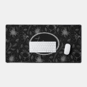 Plan floral esquissé gris/noir ID939 (Clavier et souris)