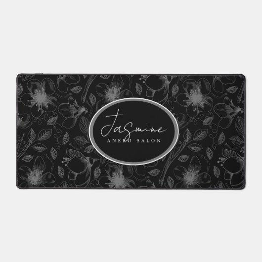 Plan floral esquissé gris/noir ID939 (Recto)