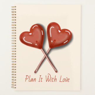 Plan Het Met Liefde Hart Lollypop Planner