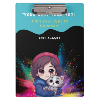 Plan je weg naar succes - 2025 Planner Klembord