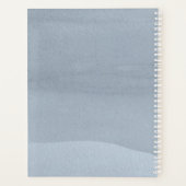 Plan Mariage de calligraphie Dusty Blue ID771 (Dos)