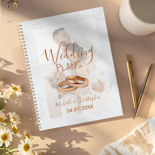 Plan Mariage moderne photo blanc & or