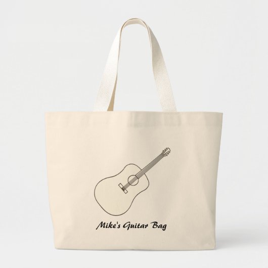 Plan moderne Dessin Sacs de guitare acoustique (Devant)