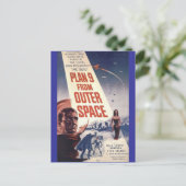 Plan negen vanuit de ruimte" briefkaart (Staand voorkant)