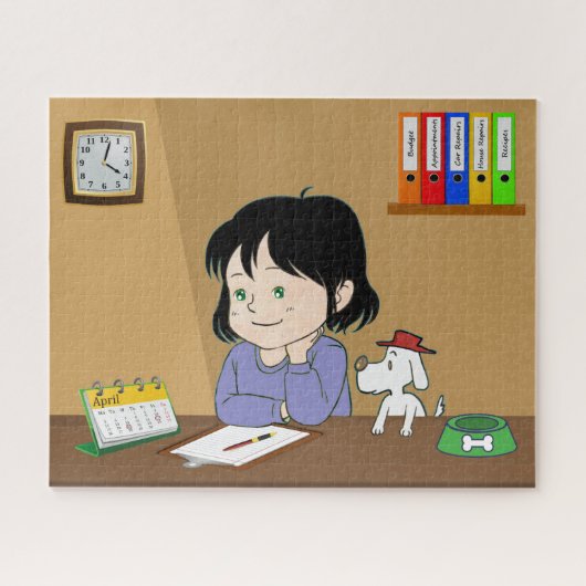 Plan-O-Pooch Legpuzzel (Horizontaal)