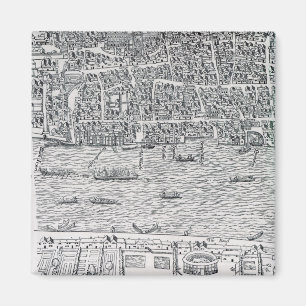 Plan of London, c.1560-70 Magneet