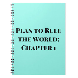 Plan om de wereld te regeren: Chapter 1' Duck Egg Notitieboek