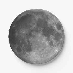 Plan Papier. Lune photo 01. Assiette en Papier.