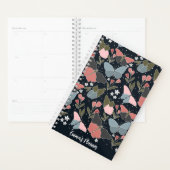 Plan papillon bleu | Planificateur personnalisable (Devant avec enveloppe)