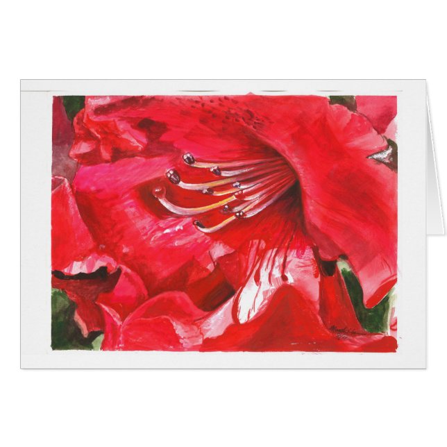 Plan rapproché de rhododendron (Devant horizontal)