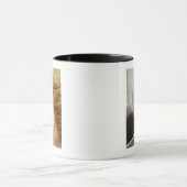 Plan rapproché d'une tasse de café avec des (Centre)