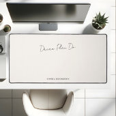 Plan Rêve Motivationnel Faire Calligraphie Beige