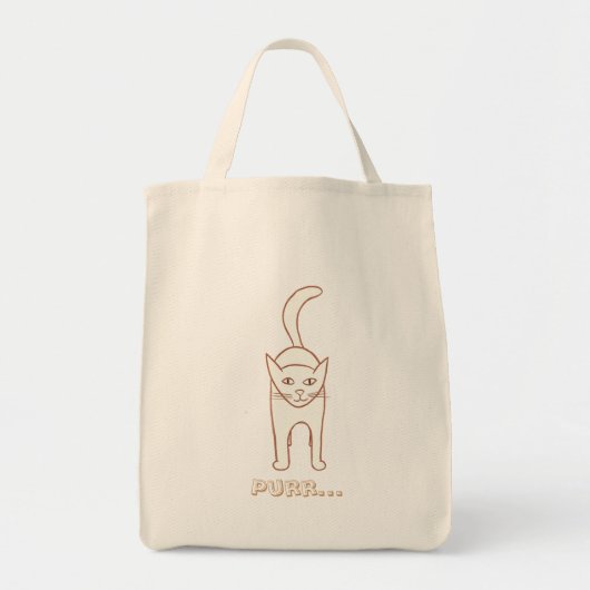 Plan, Sacs en toile de chat debout (Devant)