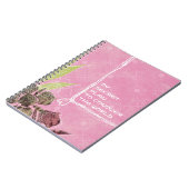 Plan secret Carnet Fleurs roses (Côté gauche)