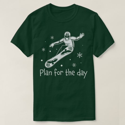 Plan Snowboarder Snowboarder Sn T-shirt (Design voorkant)