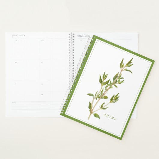PLAN THYME 8,5x11 FRAIS / Vert (Devant avec enveloppe)